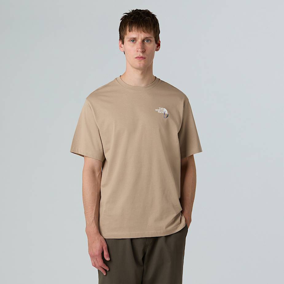 Explore Carabiner relaxt geschnittenes TShirt in Unisex TNF ALT5