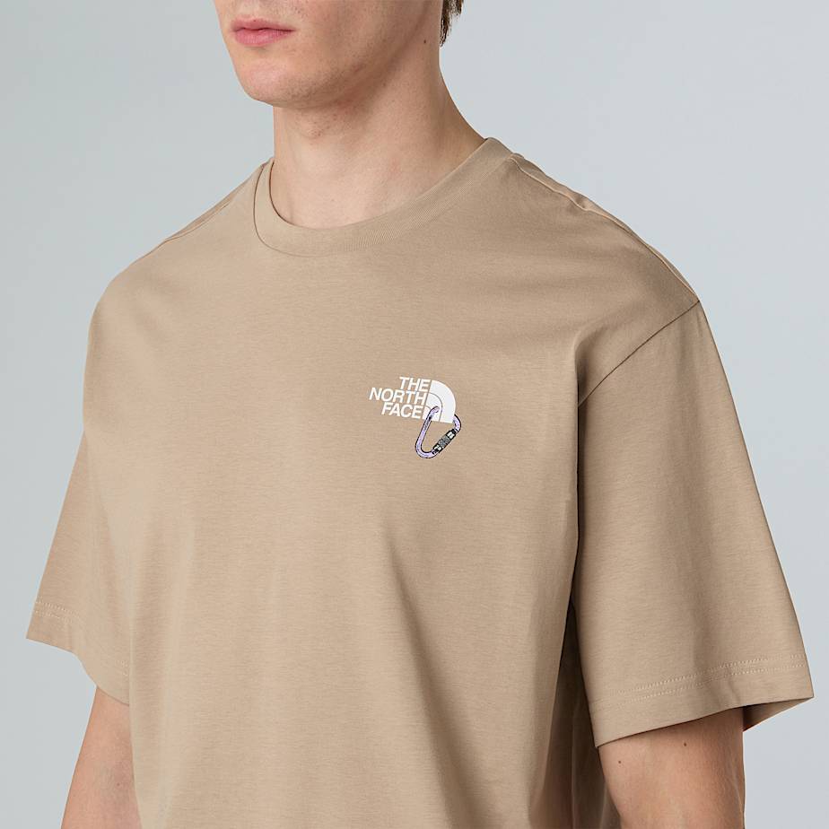 Explore Carabiner relaxt geschnittenes TShirt in Unisex TNF ALT7