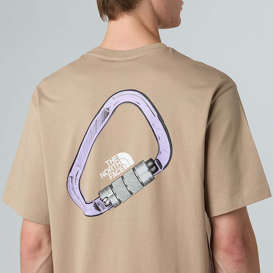 Explore Carabiner relaxt geschnittenes TShirt in Unisex TNF ALT8