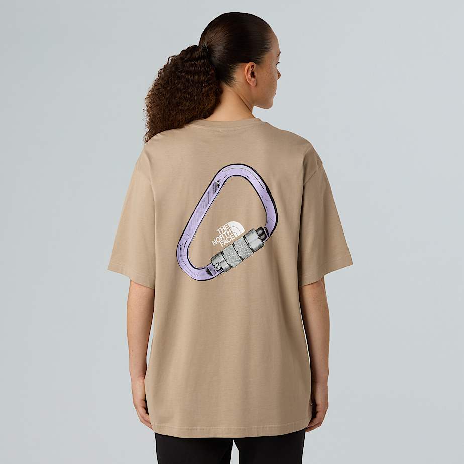 Explore Carabiner relaxt geschnittenes TShirt in Unisex TNF ALT9