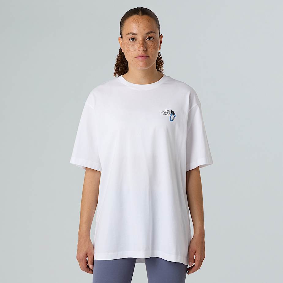 Uniseks Explore Carabiner RelaxedTshirt TNF TNF White ALT10