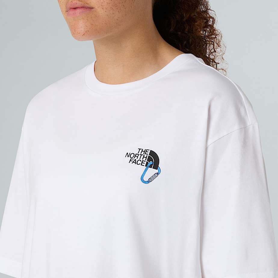 Uniseks Explore Carabiner RelaxedTshirt TNF TNF White ALT12