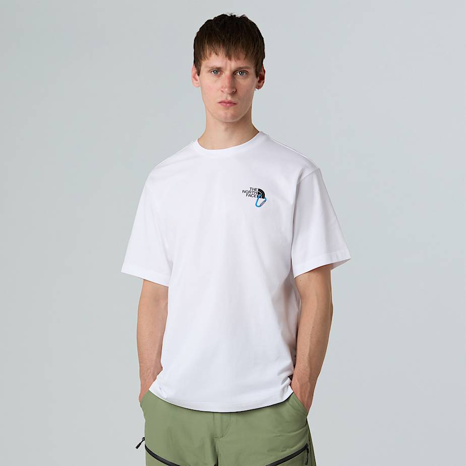 Uniseks Explore Carabiner RelaxedTshirt TNF TNF White ALT5
