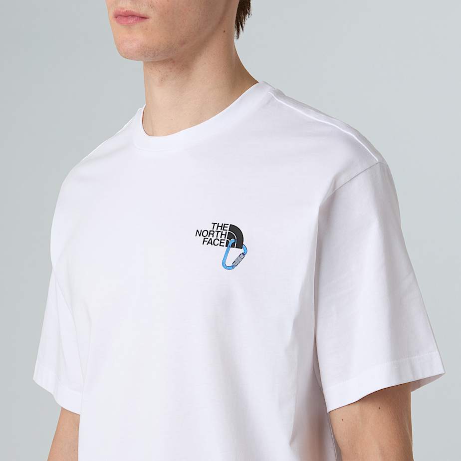 Uniseks Explore Carabiner RelaxedTshirt TNF TNF White ALT7