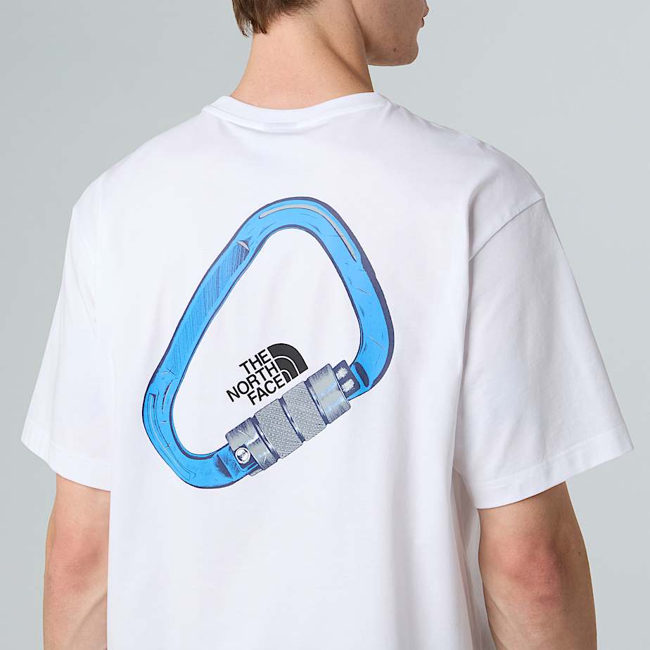 Uniseks Explore Carabiner RelaxedTshirt TNF TNF White ALT8