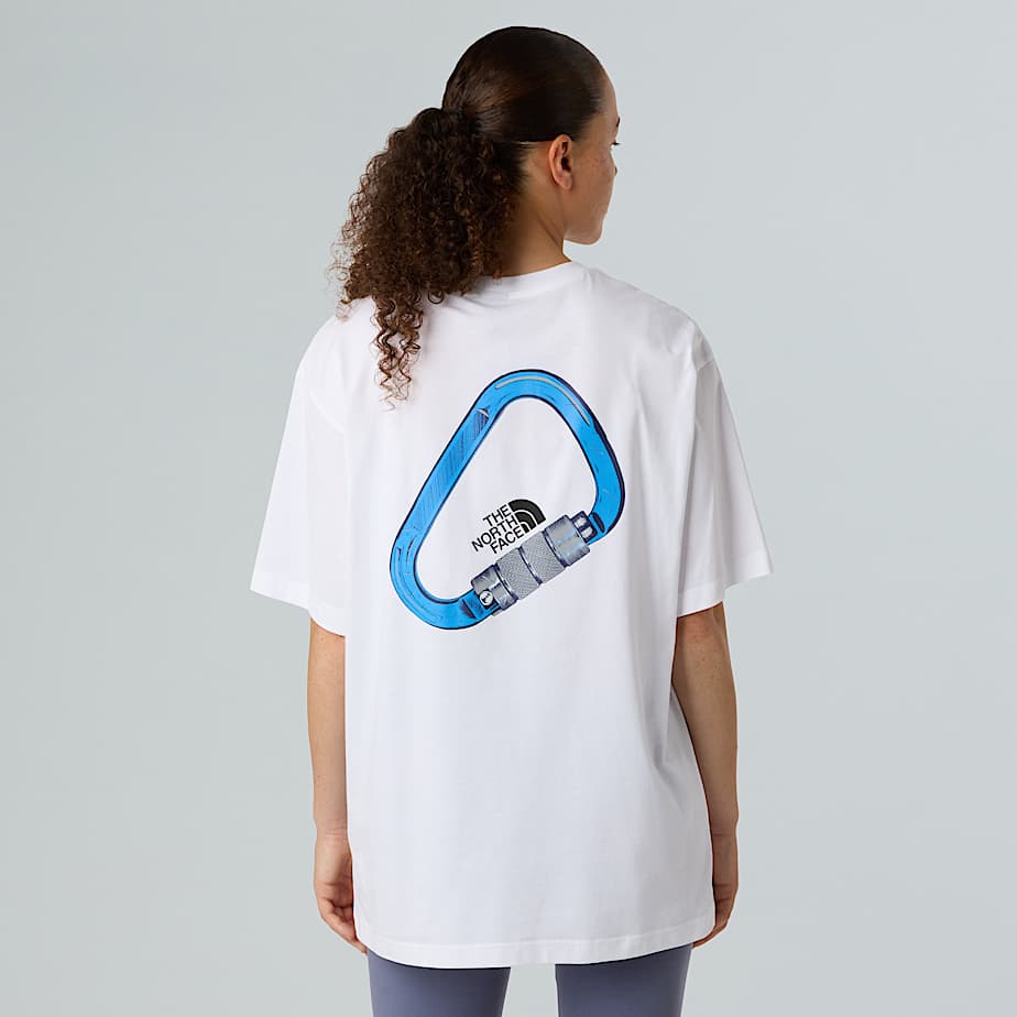 Uniseks Explore Carabiner RelaxedTshirt TNF TNF White ALT9