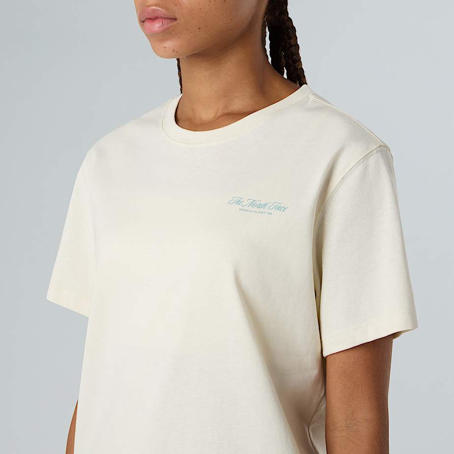 Inspire Exploration Relaxed Tshirt voor dames TNF White DuneBlue Eclipse ALT7
