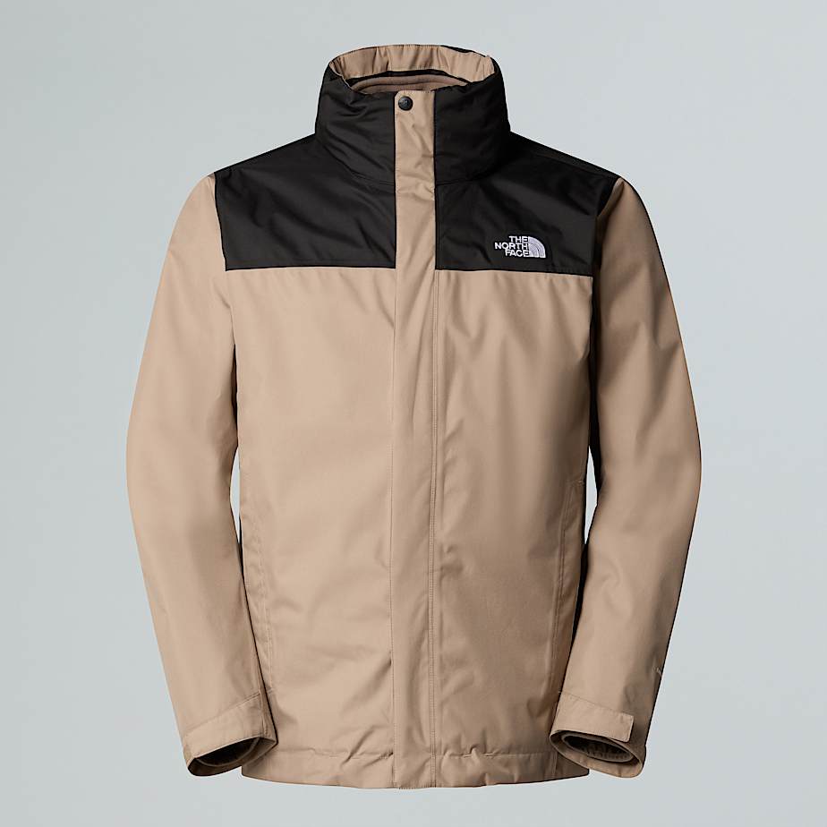 Mens Evolve II Triclimate 3in1 Jacket TNF Mushroom GreyMocha Brown ALT1