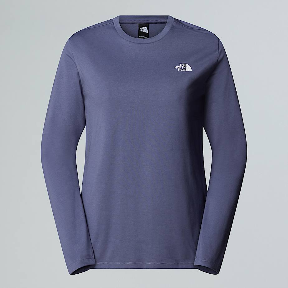Womens LongSleeve Simple Dome TShirt TNF HERO