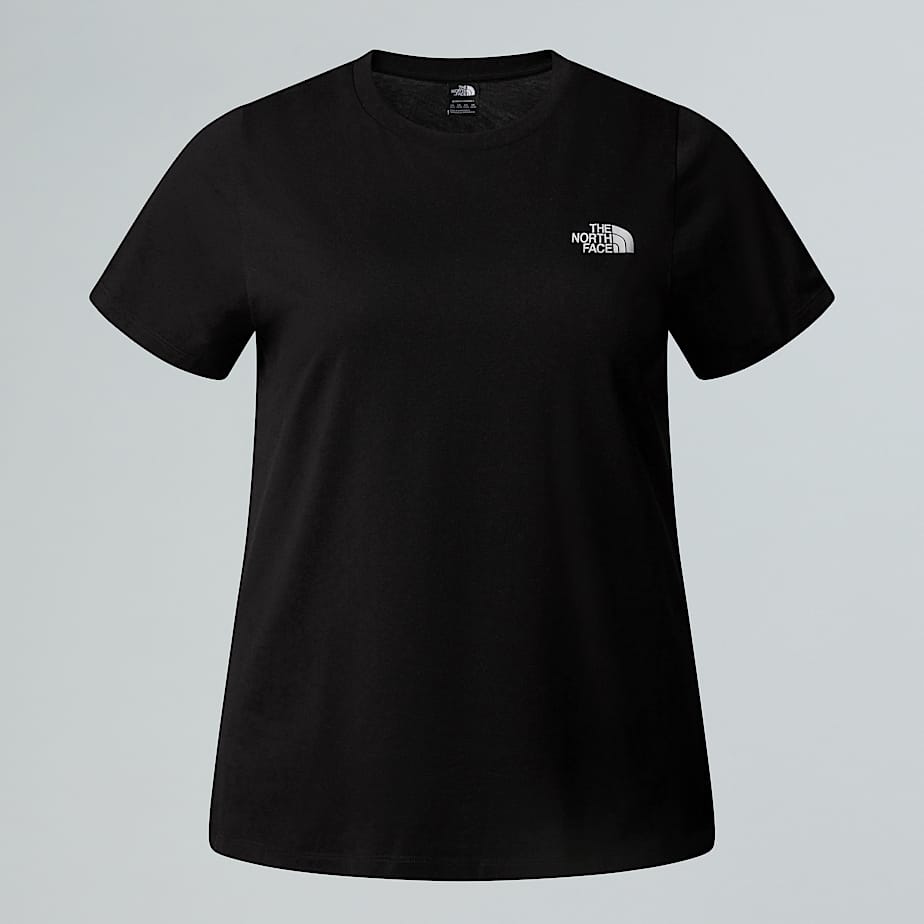Plus Size Simple DomeTshirt voor dames TNF HERO