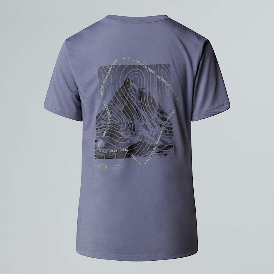 Camiseta con estampado grfico Foundation Half Dome para mujer TNF ALT1