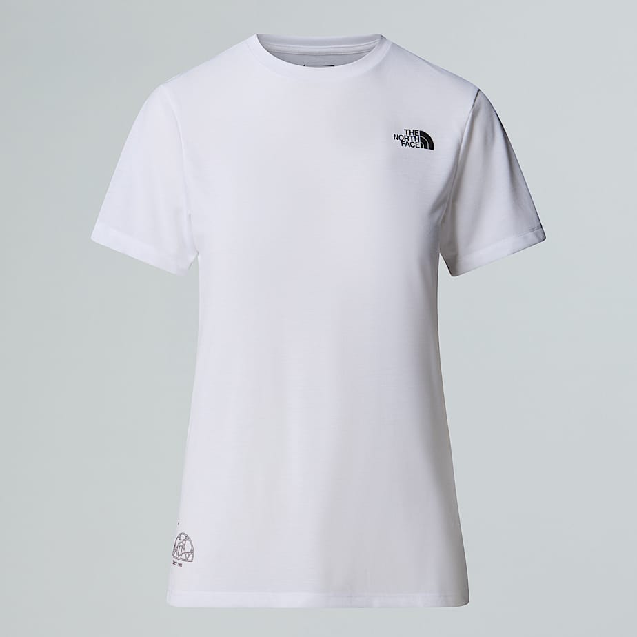 Womens Multiple Placement Graphic TShirt TNF HERO