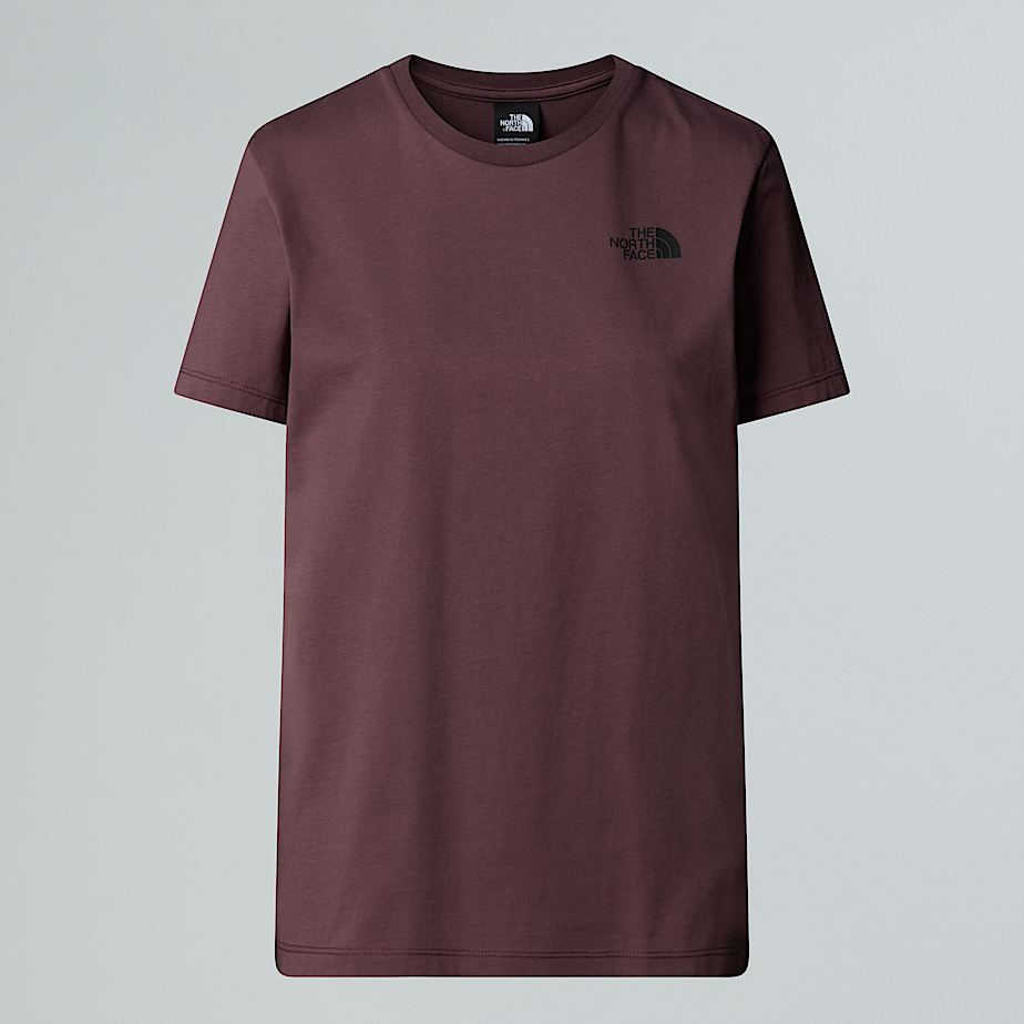 Camiseta holgada NSE Box Edge Of Light Infill para mujer TNF HERO