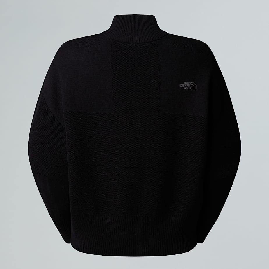 Sudadera con media cremallera y logotipo para mujer TNF ALT1