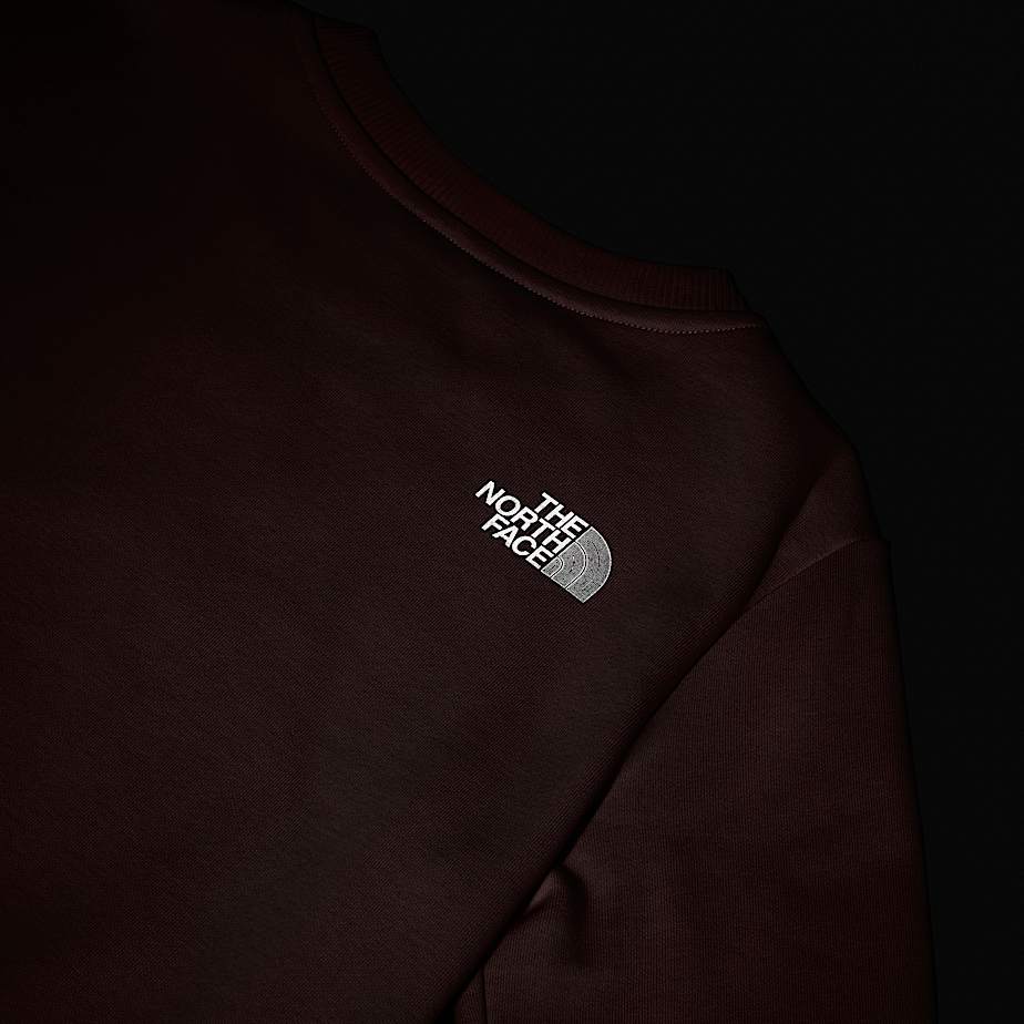 Reflektierendes  relaxt geschnittenes Logo Sweatshirt fr Mdchen TNF ALT19