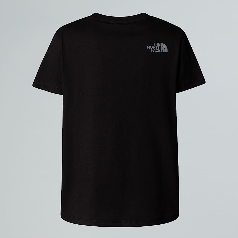 Tshirt Reflective Logo Relaxed da ragazzo TNF TNF Black ALT1