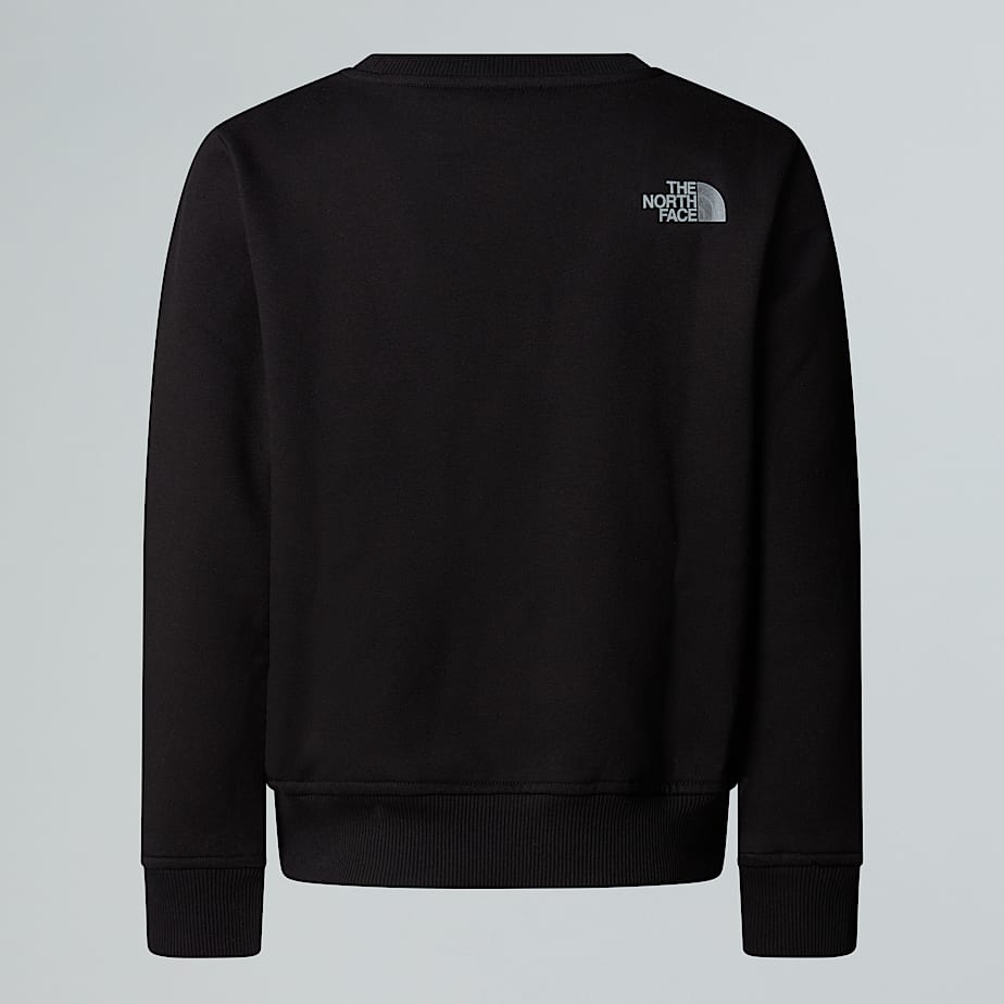 Felpa Reflective Logo Relaxed da ragazzo TNF TNF Black ALT1