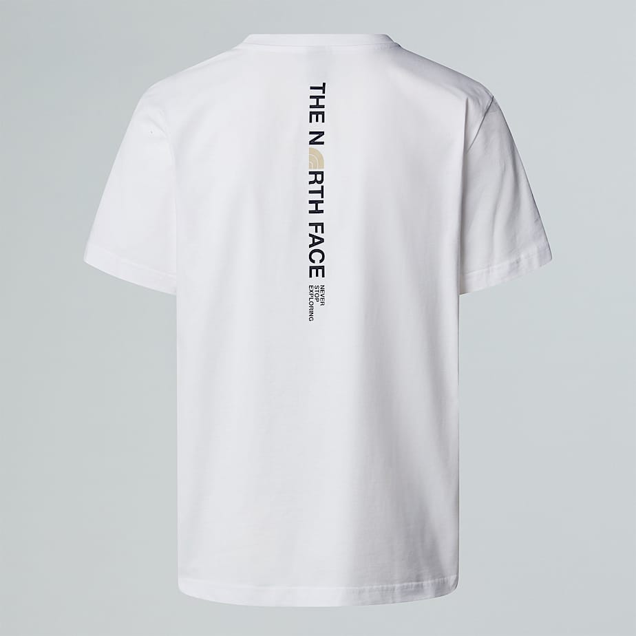 Mens Vertical Logo TShirt TNF ALT1