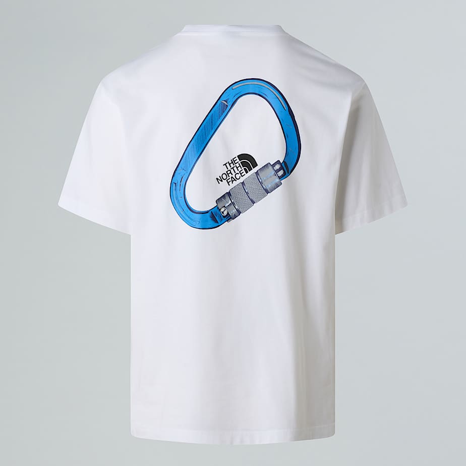 Uniseks Explore Carabiner RelaxedTshirt TNF TNF White ALT1