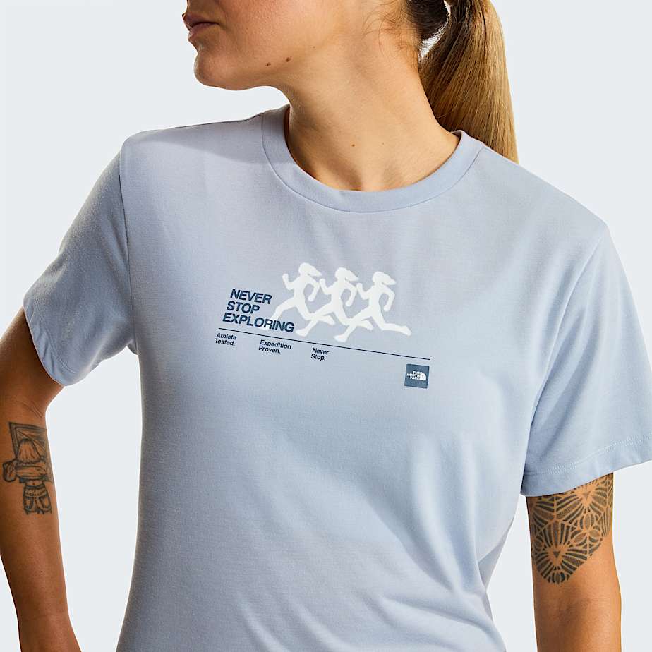 Womens Bitmap Silhouette Graphic TShirt TNF ALT4