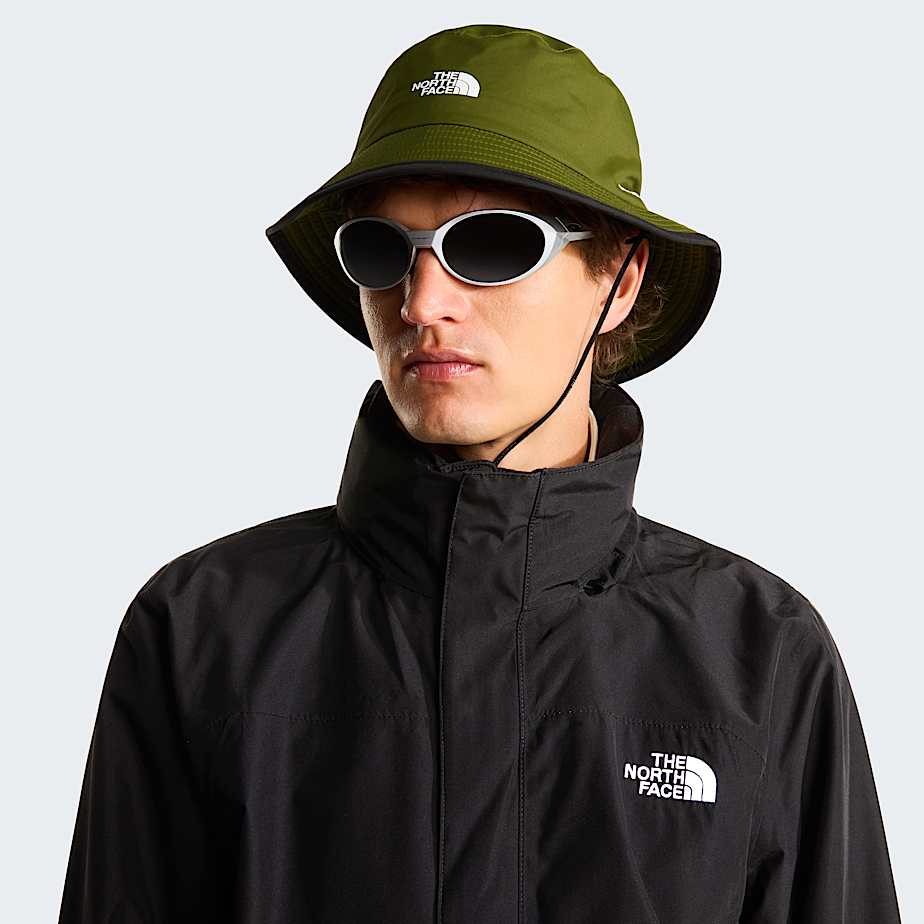 Antora Rain Bucket Hat TNF Woodland GreenTNF Black ALT12