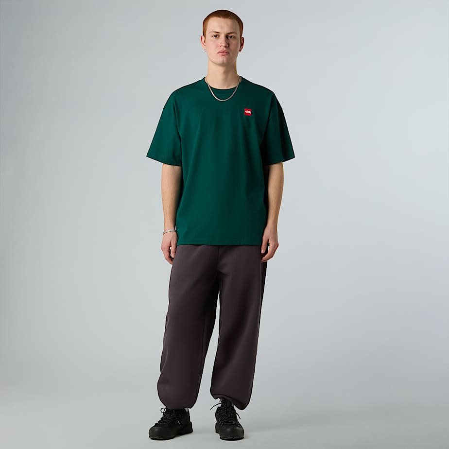 Tshirt de malha Red Box unissexo TNF Hunter Green ALT5