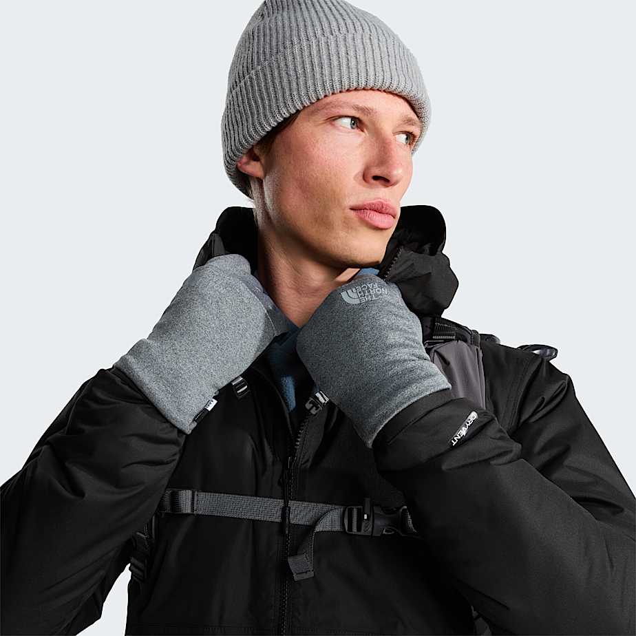 Mens Etip Gloves TNF TNF Medium Grey Heather ALT1