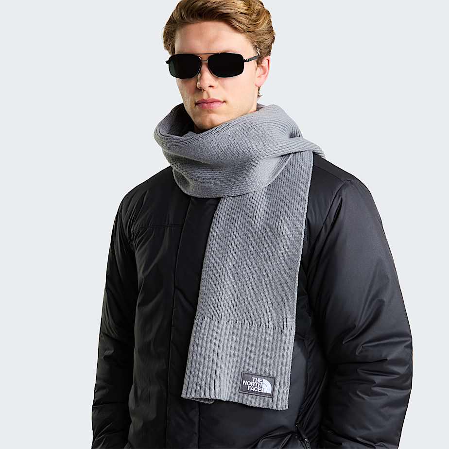 TNF Logo Box Scarf TNF ALT1