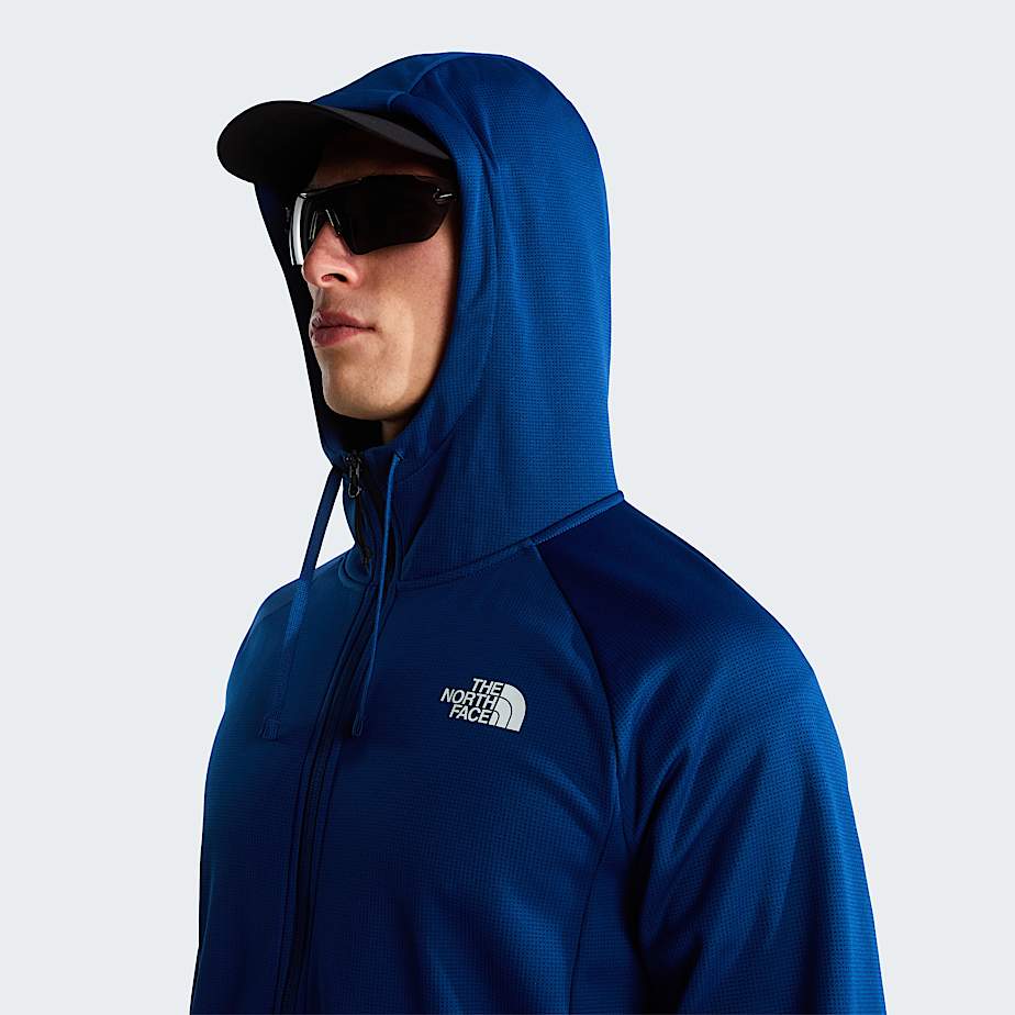 Sweat  capuche zipp Reaxion 20 pour homme TNF Estate Blue Dark Heather ALT5