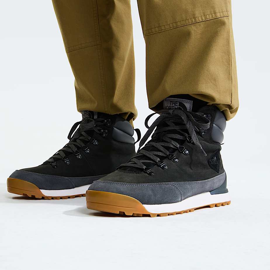 Chaussures montantes en cuir BackToBerkeley IV pour homme TNF TNF BlackAsphalt Grey ALT2