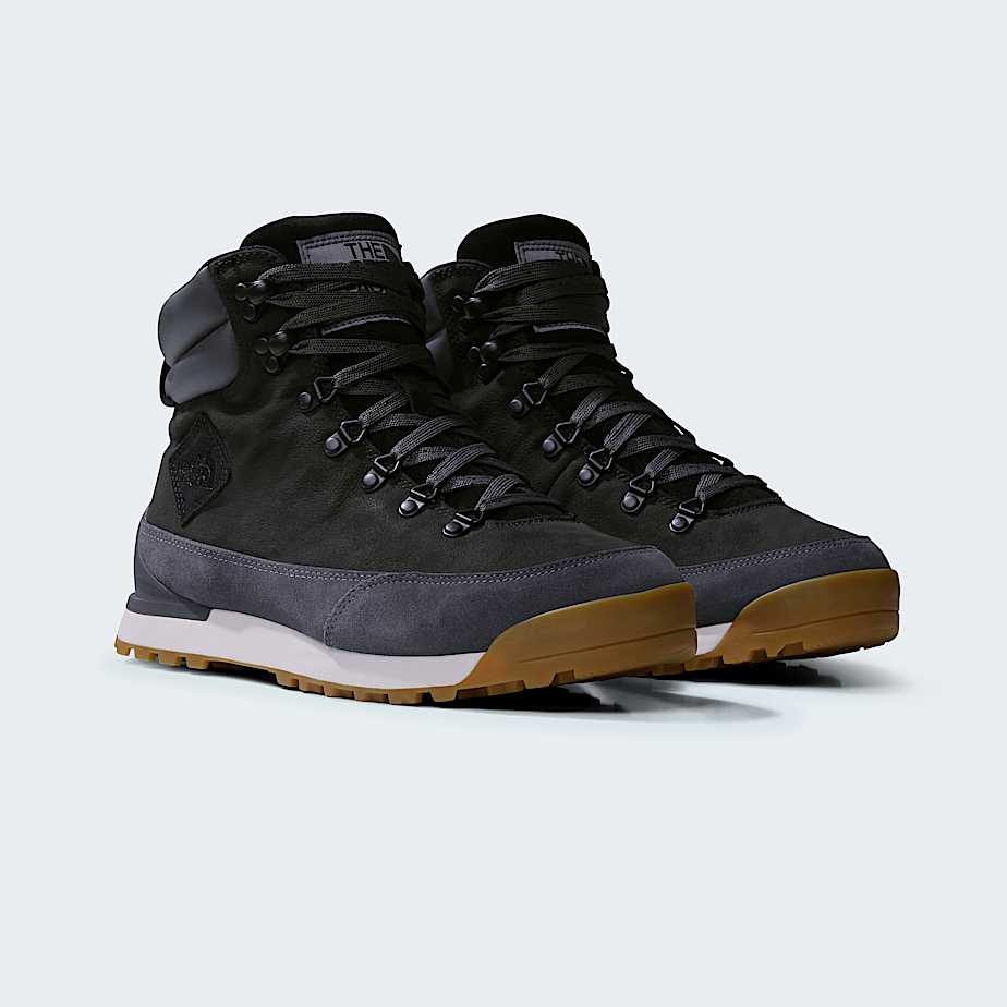 Chaussures montantes en cuir BackToBerkeley IV pour homme TNF TNF BlackAsphalt Grey ALT8