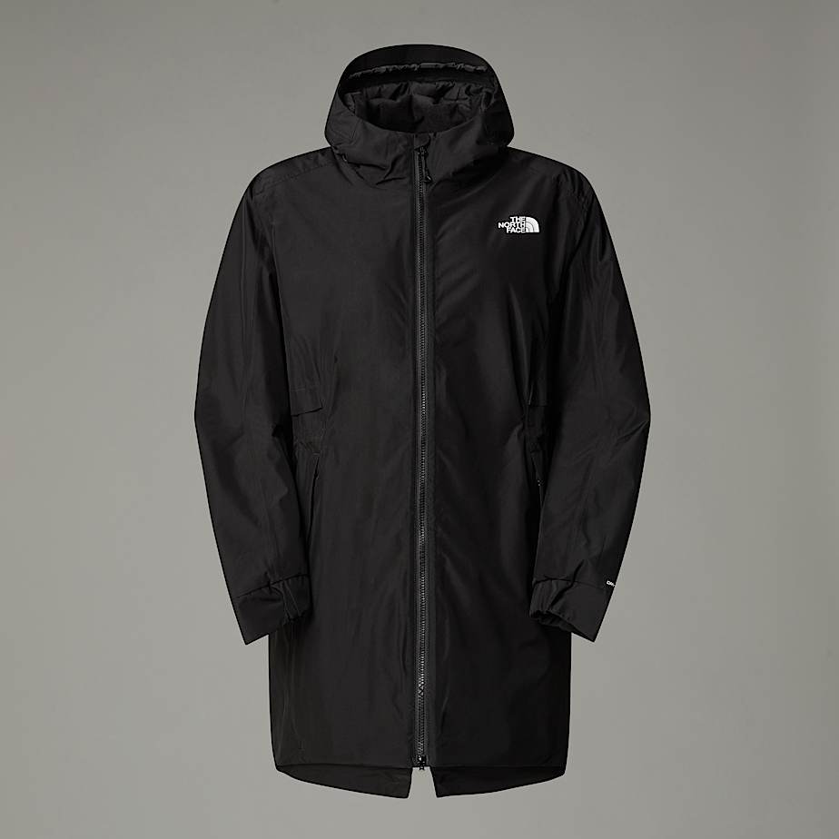 Parka de tamanho grande com isolamento Hikesteller para mulher TNF HERO