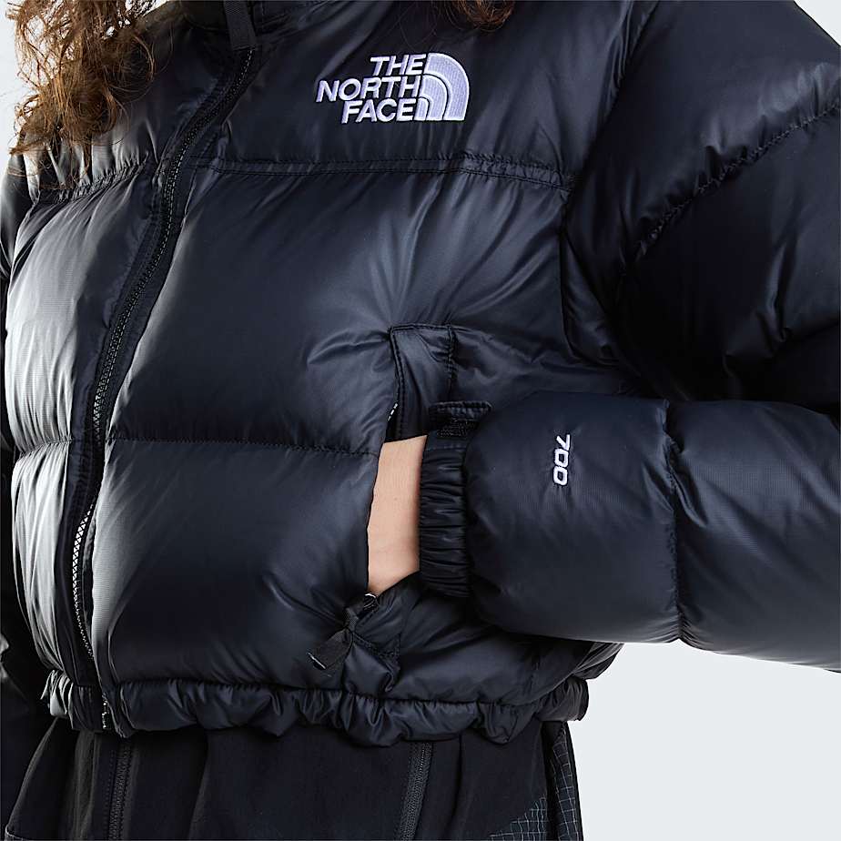 Womens Nuptse Short Jacket TNF TNF BlackTNF BlackRecycled Down ALT6