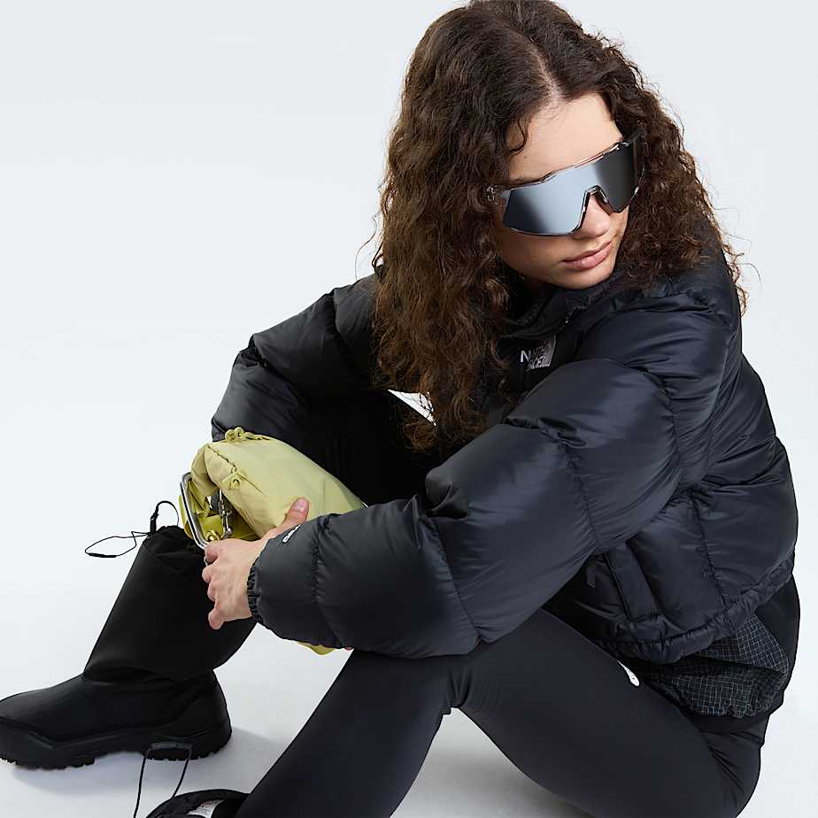 Womens Nuptse Short Jacket TNF TNF BlackTNF BlackRecycled Down ALT9