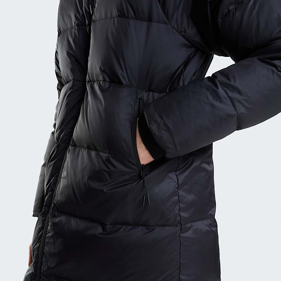 Parka lungo in piumino con cappuccio Hydrenalite City da donna TNF TNF Black ALT9