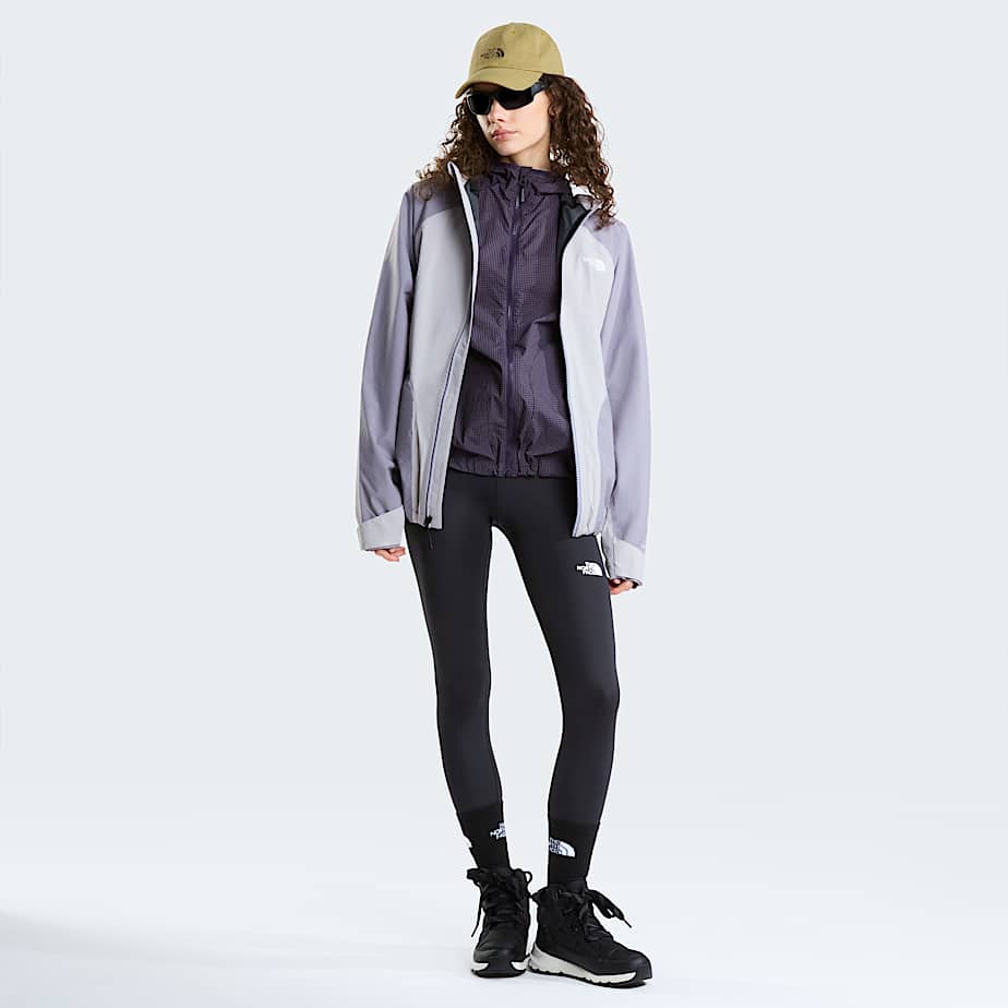 Womens ThermoBall LaceUp Luxe Waterproof Boots TNF TNF BlackAsphalt Grey ALT5