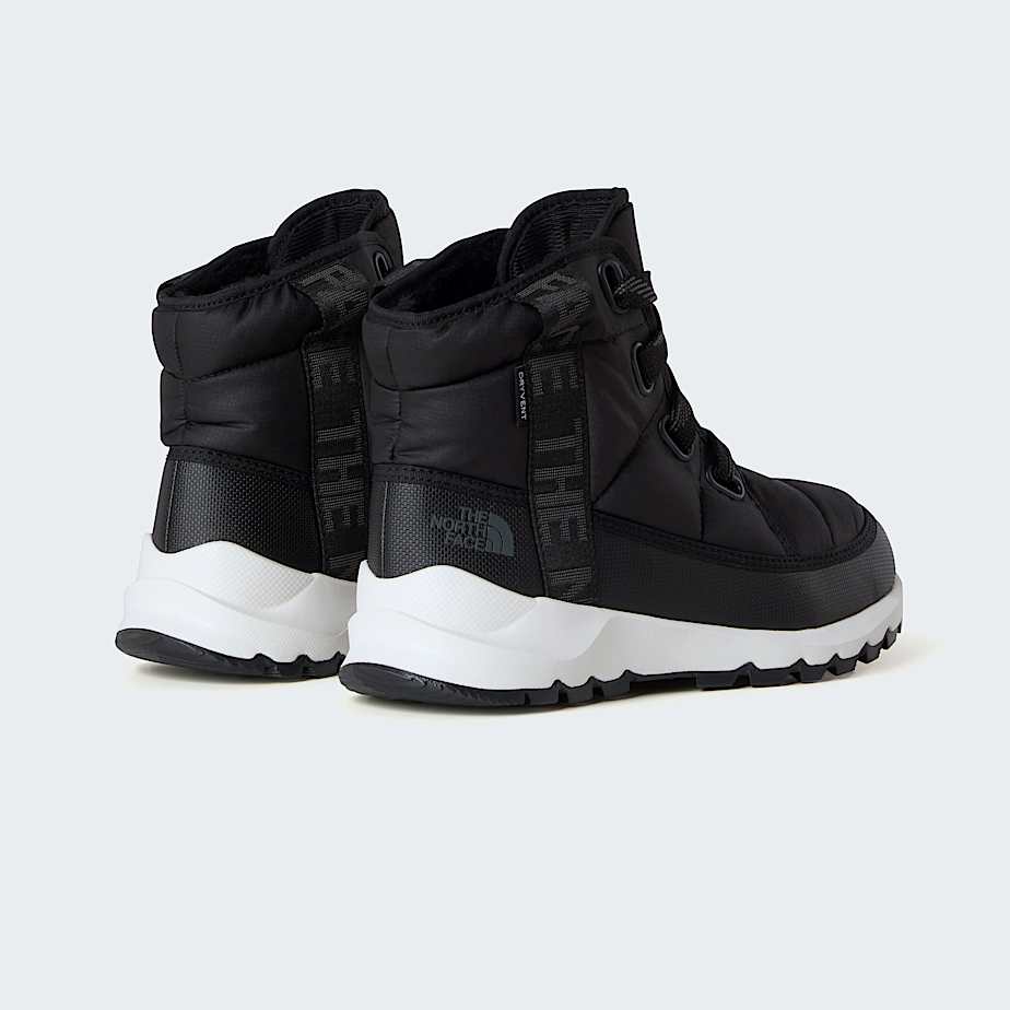 Womens ThermoBall LaceUp Luxe Waterproof Boots TNF TNF BlackAsphalt Grey ALT6