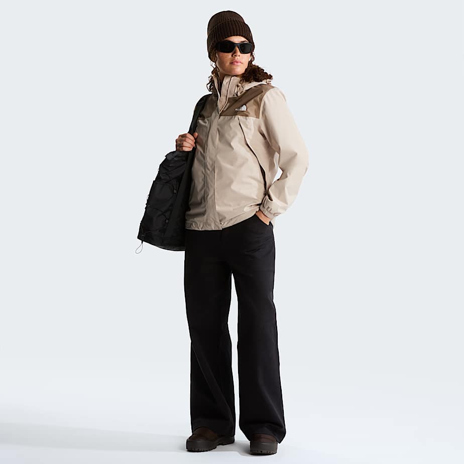 Veste impermable Antora pour femme TNF Timeless TaupeGarnet ALT1