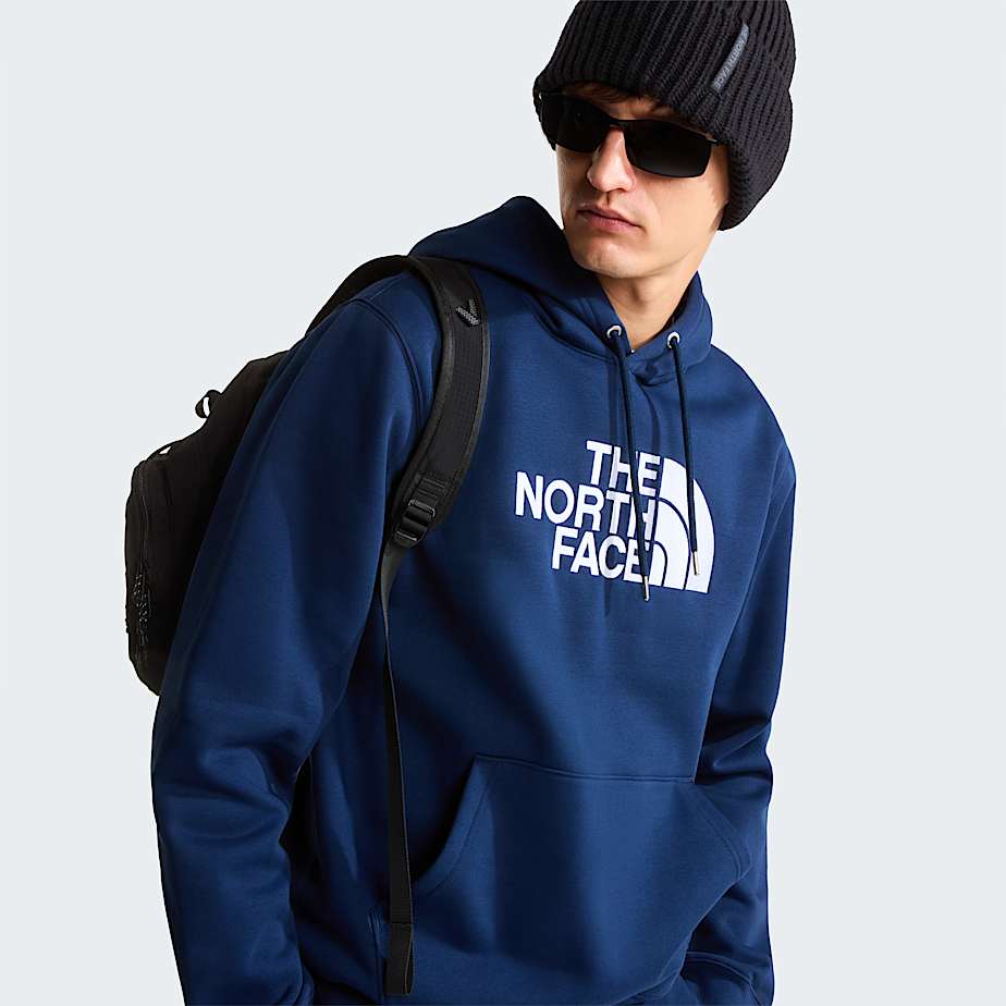 Sudadera recta con capucha TNF Essential Drew Peak para hombre TNF ALT6