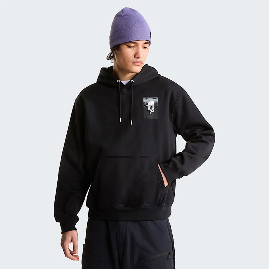 Mens Apex 75 Collage Relaxed Hoodie TNF ALT1