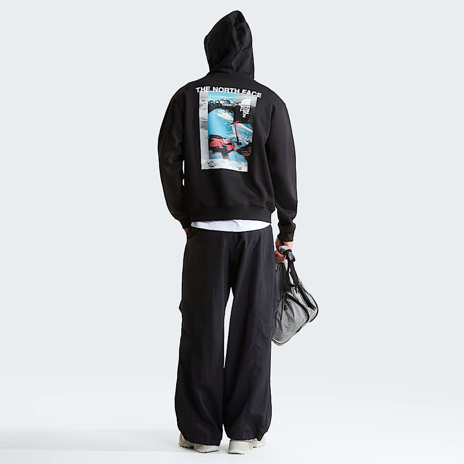Mens Apex 75 Collage Relaxed Hoodie TNF ALT2