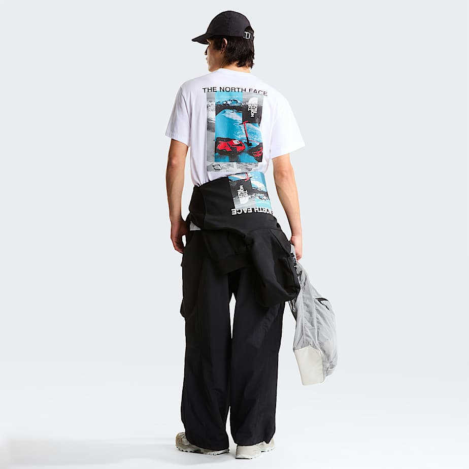 Mens Apex 75 Collage Relaxed TShirt TNF ALT2
