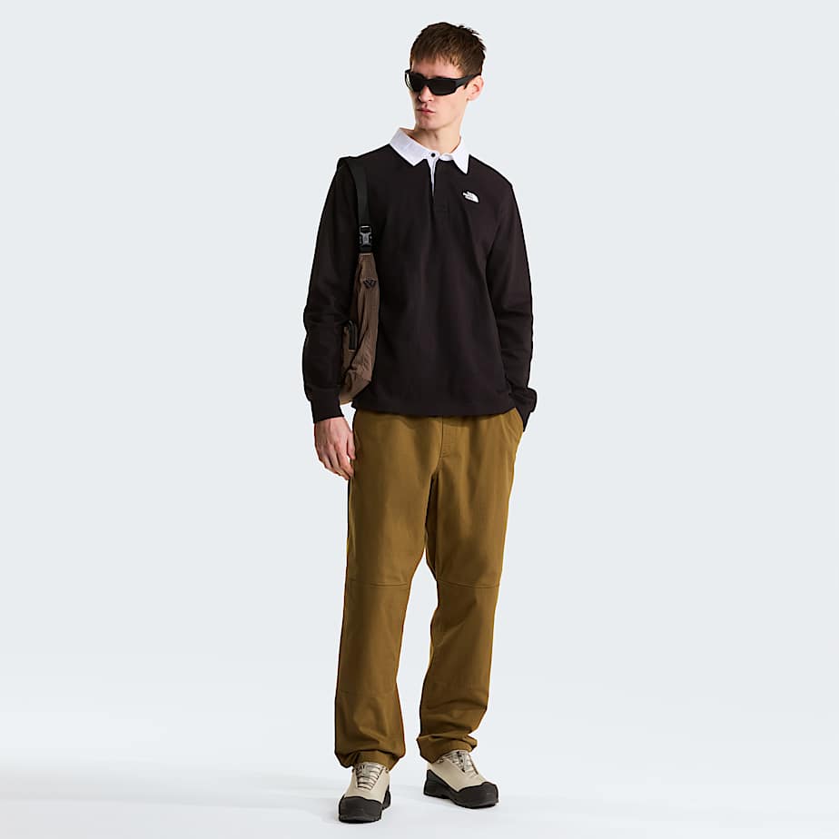 Mens Vista LongSleeve Rugby Shirt TNF ALT1