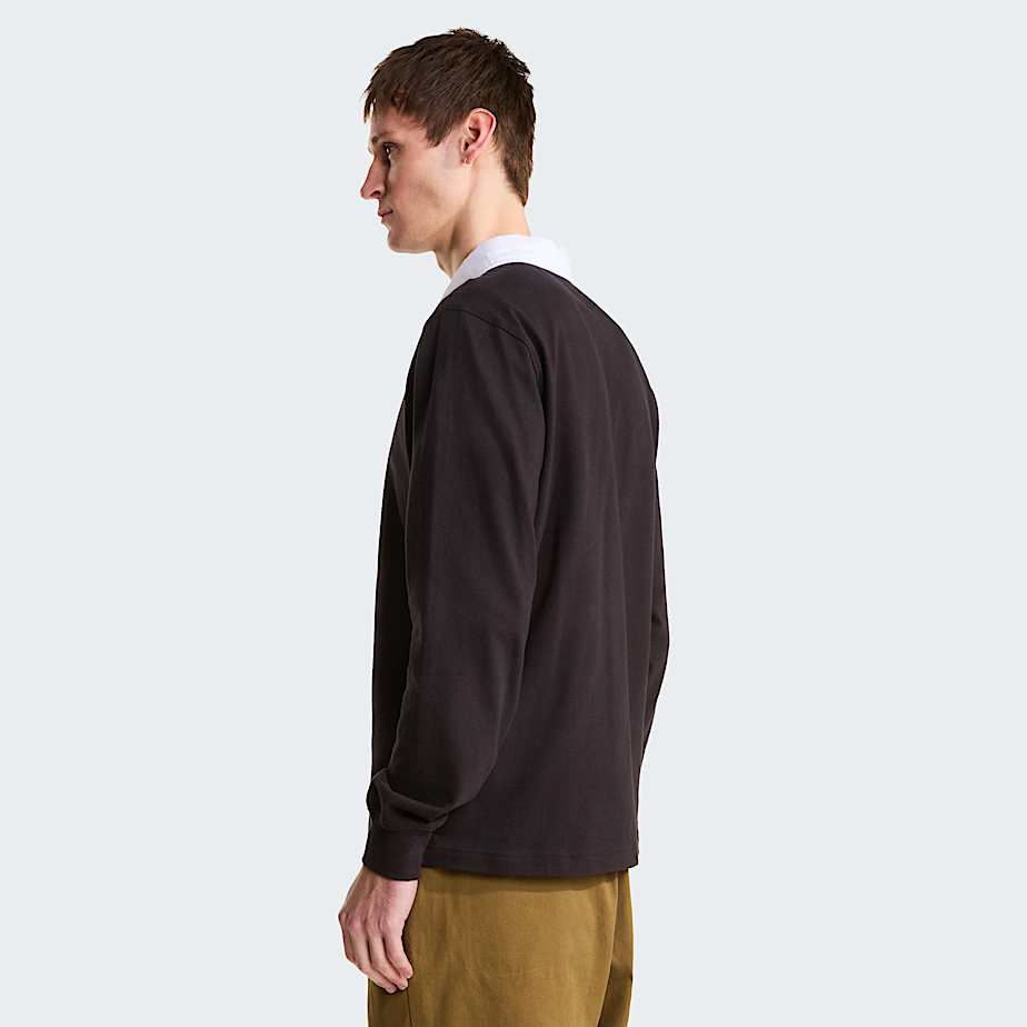 Mens Vista LongSleeve Rugby Shirt TNF ALT2