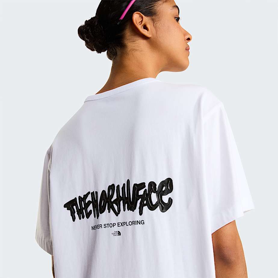 Unisex TNF Tag Logo Play TShirt mit lockerer Passform TNF ALT17