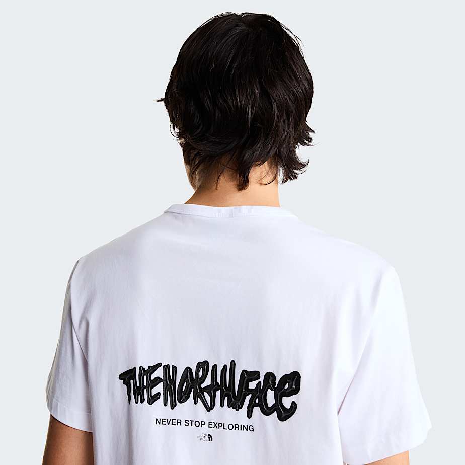 Unisex TNF Tag Logo Play TShirt mit lockerer Passform TNF ALT7