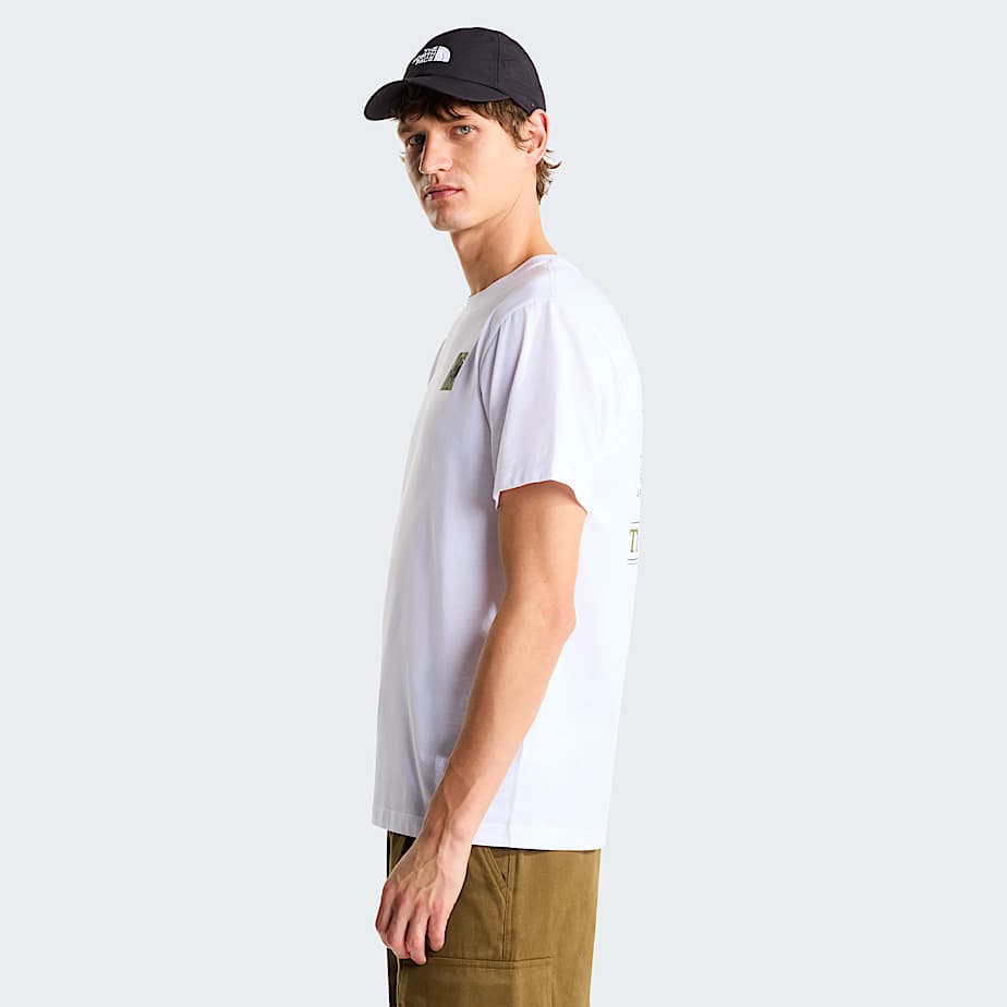 Camiseta recta con estampado grfico Monte para hombre TNF ALT3