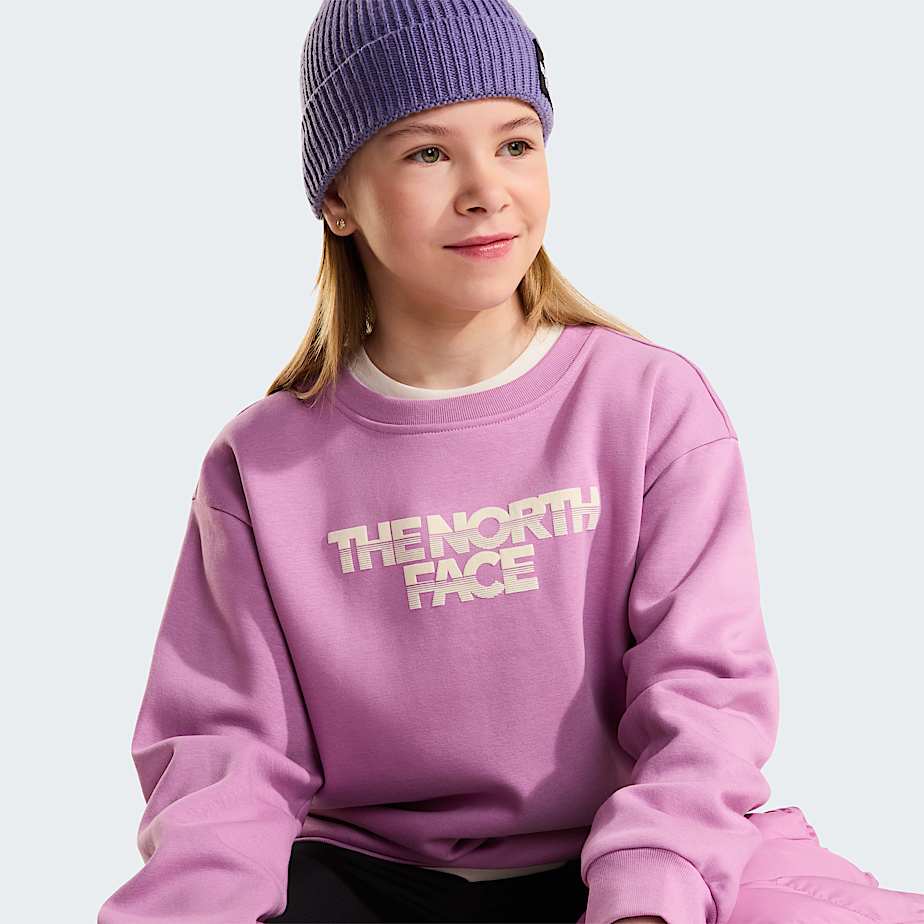 Sweat graphique dcontract Chalbi pour fille TNF ALT5