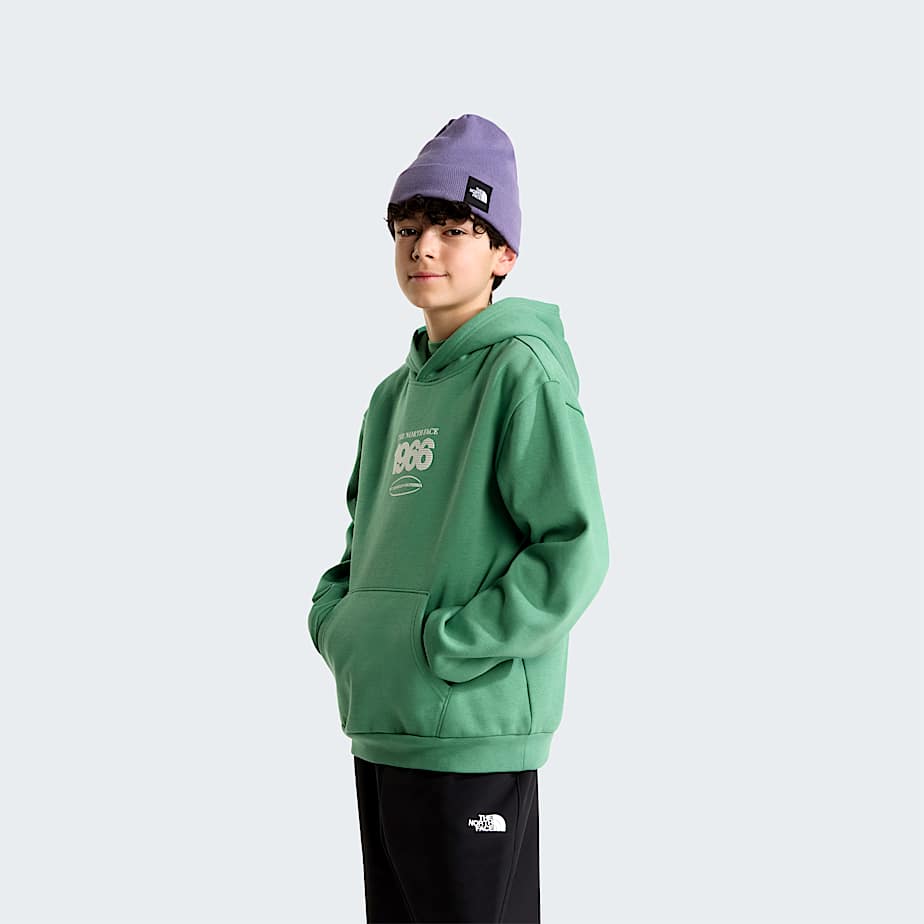 Sweat  capuche graphique dcontract Track pour enfant TNF ALT1