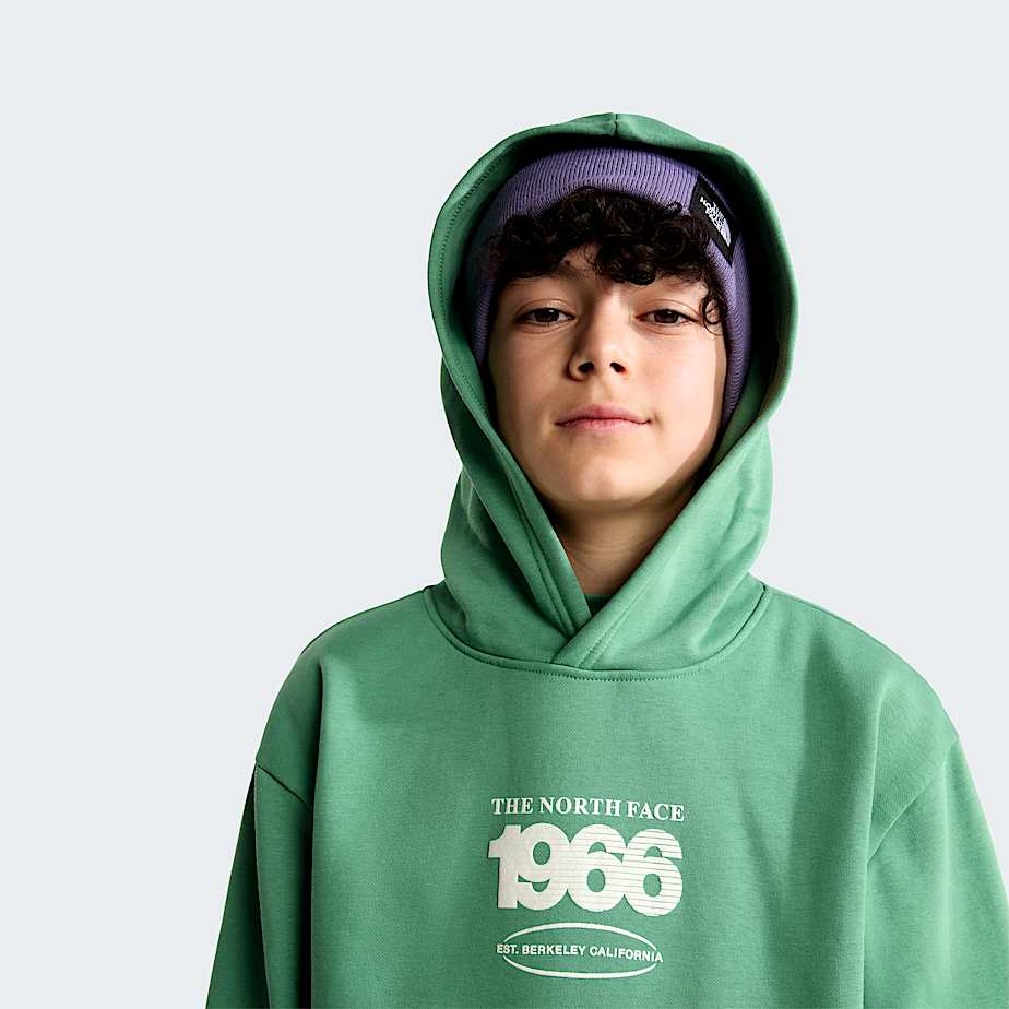 Sweat  capuche graphique dcontract Track pour enfant TNF ALT4